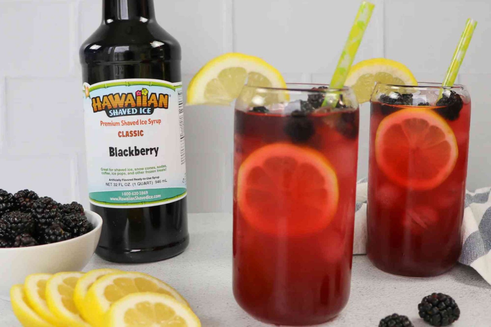 Lemon Blackberry Ice