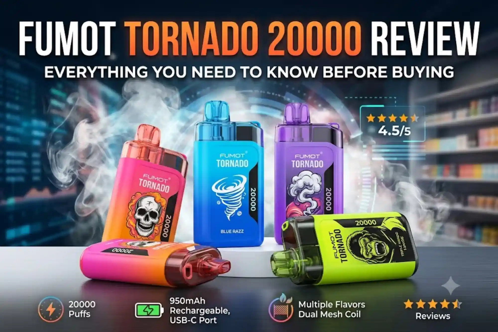 Fumot Tornado 20000 Review Everything You Need to Know Before Buying